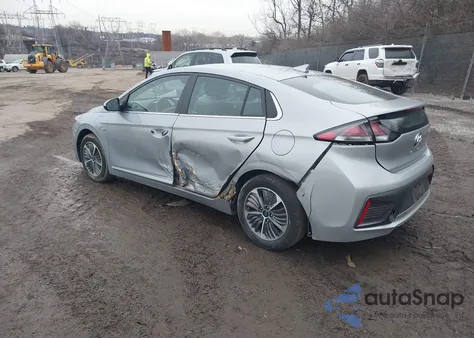 2020 Hyundai Ioniq Plug-In Hybrid Sel z USA, uszkodzony, nr VIN KMHC75LDXLU199913